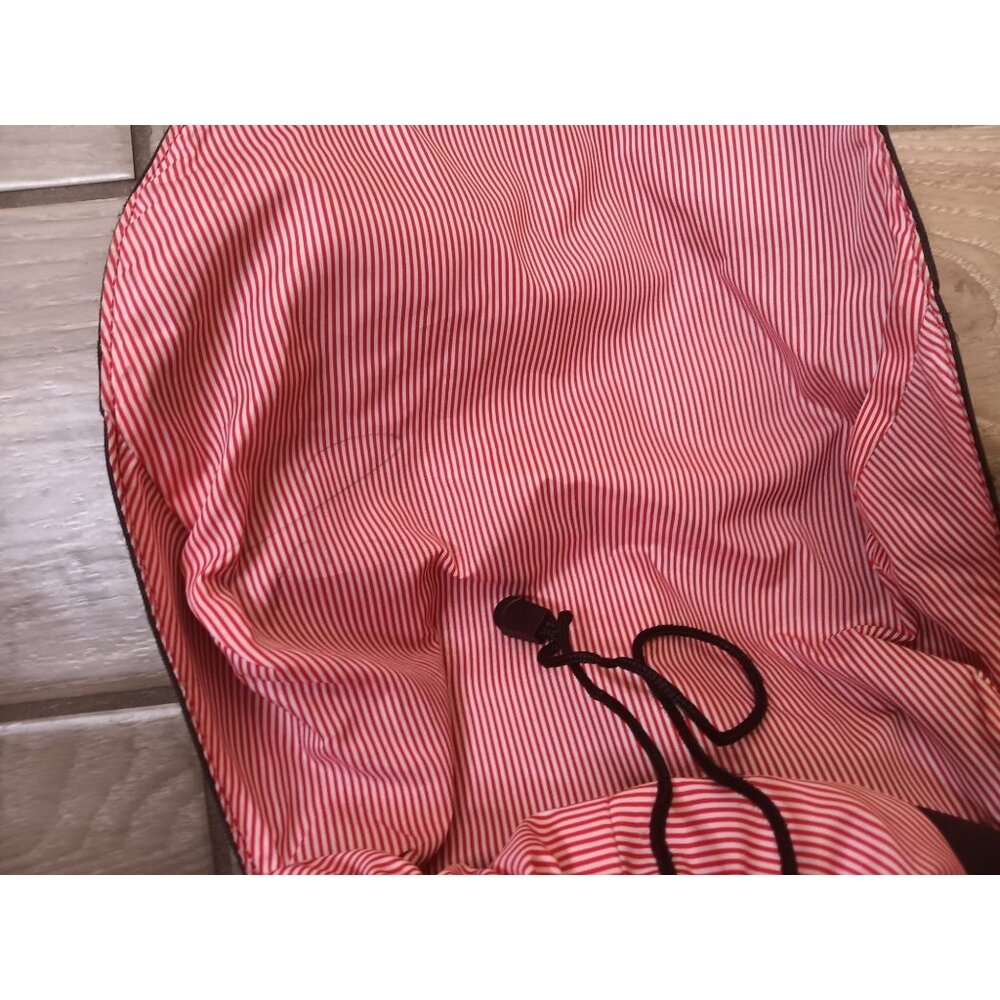 Herschel Black Backpack, Drawstring Close, Leathe… - image 5